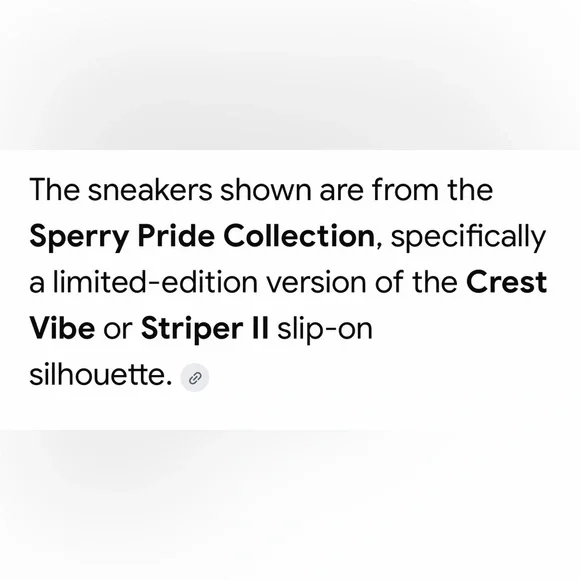 Sperry Crest Vibe Pride Collection Leather Sneakers - Worn 1x - Women’s 10 - Picture 10 of 11